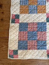 Load image into Gallery viewer, 1900s Homespun Nine Patch