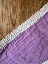 Load image into Gallery viewer, violet “postage stamp” quilt