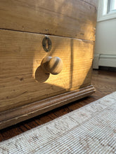 Load image into Gallery viewer, 19th century english pine chest