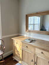Load image into Gallery viewer, antique pine framed mirror