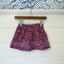 Load image into Gallery viewer, L.L. Bean Purple Floral Corduroy Skirt - Size 5-6 Years
