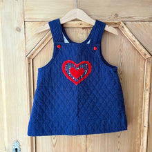 Load image into Gallery viewer, vintage handmade quilted dress - 24m
