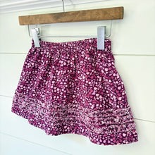 Load image into Gallery viewer, L.L. Bean Purple Floral Corduroy Skirt - Size 5-6 Years
