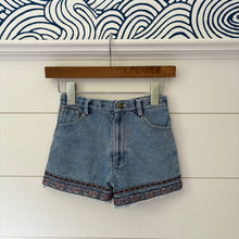 Load image into Gallery viewer, vintage rachel’s kids denim shorts - 6 girls
