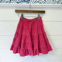 Load image into Gallery viewer, Mini Boden Pink Corduroy Ruffle Skirt - Size 4-5 Years
