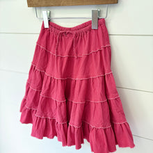 Load image into Gallery viewer, Mini Boden Pink Corduroy Ruffle Skirt - Size 4-5 Years
