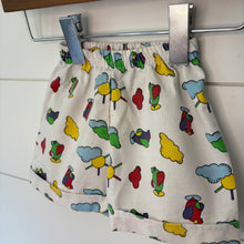 Load image into Gallery viewer, vintage airplane 90’s shorts - 18m
