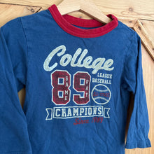 Load image into Gallery viewer, children’s place college baseball long sleeve t - 24m
