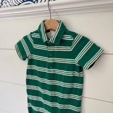 Load image into Gallery viewer, Hanna Andersson Baby Boys Striped Polo Onesie - Size 12-18 Months
