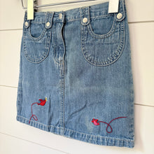 Load image into Gallery viewer, Y2K H&amp;M Denim Skirt - Size 5-6 Years
