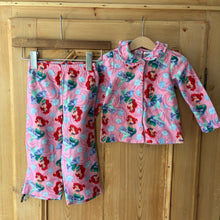 Load image into Gallery viewer, vintage disney ariel pj set - 3t
