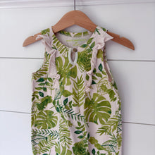 Load image into Gallery viewer, Burts Bees Baby Organic Cotton Jungle Romper - Size 12 Months
