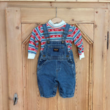 Load image into Gallery viewer, vintage oshkosh overalls set - 3-6m
