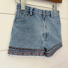 Load image into Gallery viewer, vintage rachel’s kids denim shorts - 6 girls
