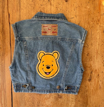 Load image into Gallery viewer, vintage winnie the pooh denim vest - small
