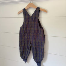Load image into Gallery viewer, vintage gymboree plaid overalls - OS infant
