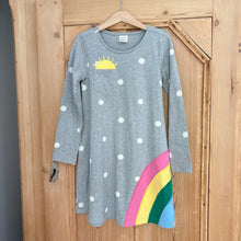 Load image into Gallery viewer, Hanna Andersson Rainbow Dress - Size 6-7 Years
