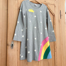Load image into Gallery viewer, Hanna Andersson Rainbow Dress - Size 6-7 Years
