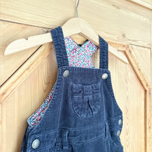 Load image into Gallery viewer, JoJo Maman Bebe Navy Corduroy Overall Dress - Size 18-24 Months / 2T
