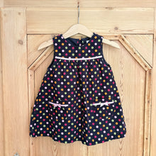 Load image into Gallery viewer, Gymboree Polka Dot Corduroy Dress - Size 1 Year
