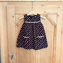 Load image into Gallery viewer, Gymboree Polka Dot Corduroy Dress - Size 1 Year
