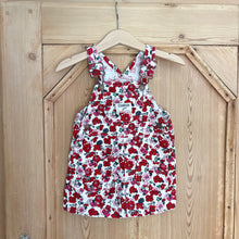 Load image into Gallery viewer, OshKosh B'Gosh Floral Corduroy Overall Dress - Size 12 Months
