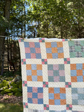 Load image into Gallery viewer, 1900s Homespun Nine Patch
