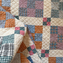 Load image into Gallery viewer, 1900s Homespun Nine Patch
