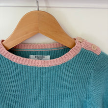 Load image into Gallery viewer, baby boden blue knit dress - 18-24m
