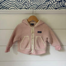 Load image into Gallery viewer, Patagonia pink fleece coat - 12-18m

