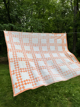 Load image into Gallery viewer, orange “creamsicle” quilt
