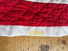 Load image into Gallery viewer, red “pinwheel” quilt

