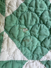 Load image into Gallery viewer, “an envelope motif” green quilt
