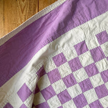 Load image into Gallery viewer, violet “postage stamp” quilt
