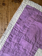 Load image into Gallery viewer, violet “postage stamp” quilt
