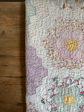 Load image into Gallery viewer, flower garden quilt
