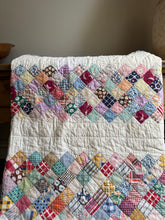 Load image into Gallery viewer, feedsack chain quilt
