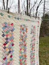 Load image into Gallery viewer, feedsack chain quilt
