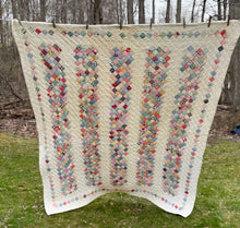 Load image into Gallery viewer, feedsack chain quilt
