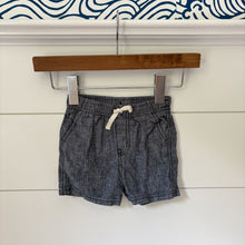 Load image into Gallery viewer, tea chambray shorts - 18-24 mos
