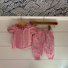 Load image into Gallery viewer, hanna andersson gingham set 3-6 mos
