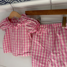 Load image into Gallery viewer, hanna andersson gingham set 3-6 mos
