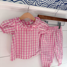 Load image into Gallery viewer, hanna andersson gingham set 3-6 mos
