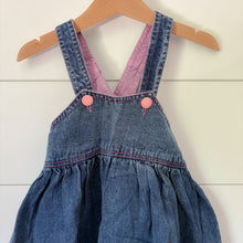 Load image into Gallery viewer, vintage kolby kids denim dress 6 girls
