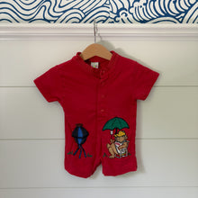 Load image into Gallery viewer, vintage class club baby bbq romper 3m

