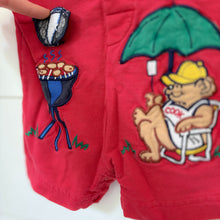 Load image into Gallery viewer, vintage class club baby bbq romper 3m
