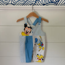 Load image into Gallery viewer, vintage Mickey mouse &amp; friends overalls 3-6m
