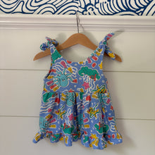 Load image into Gallery viewer, vintage 90s squiggles dress top 2t
