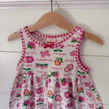 Load image into Gallery viewer, vintage Fisher Price strawberry patch dress 2t
