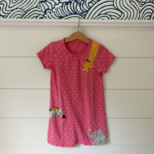 Load image into Gallery viewer, boden look-a-like animal dress 5-6 years
